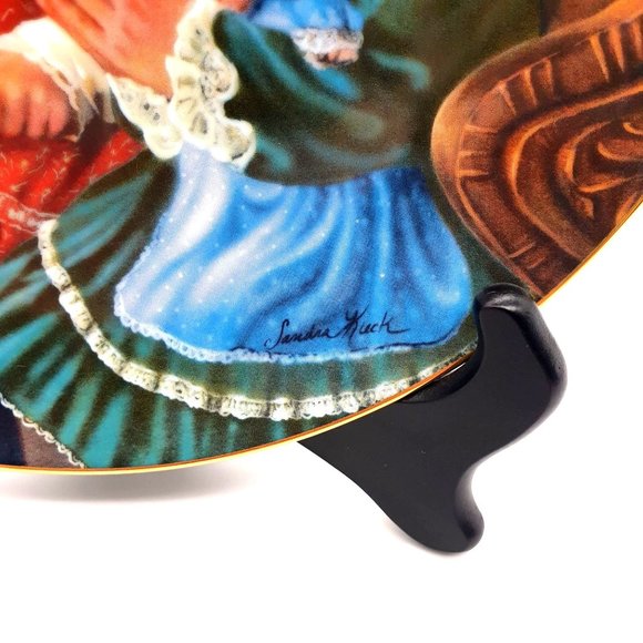 Giving Thanks A Childhood Almanac Reco Collectors Plates by Sandra Kuck 9.25" - Picture 2 of 7